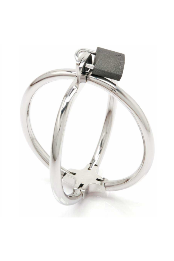 Criss-Cross-Handschellen aus Edelstahl von Metal Hard kaufen | Fesselliebe