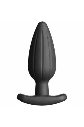 Silikon Schwarz Rocker Butt Plug Gro von Electrastim