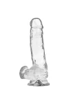 Harness + Klarer Dildo mit Hoden 18.5cm X 3.8cm von X Ray kaufen - Fesselliebe