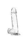 Harness + Klarer Dildo mit Hoden 20cm X 4.5cm von X Ray kaufen - Fesselliebe