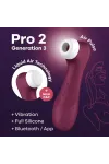 Pro 2 Generation 3 - Weinrot Blautooth & App von Satisfyer Connect kaufen - Fesselliebe