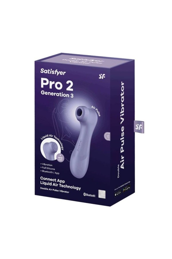 Pro 2 Generation 3 Lilac Bluetooth & App von Satisfyer Air Pulse kaufen | Fesselliebe