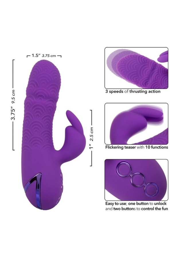 Manhattan Beach Marvel Vibrator Rabbit Lila von California Dreaming von Calexotics kaufen | Fesselliebe