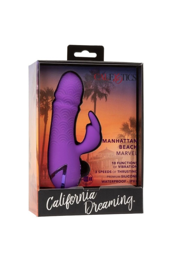 Manhattan Beach Marvel Vibrator Rabbit Lila von California Dreaming von Calexotics kaufen | Fesselliebe
