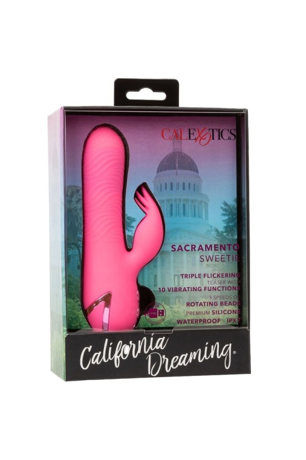 Sacramento Sweetie Vibrator Rabbit Pink von California Dreaming von Calexotics kaufen | Fesselliebe