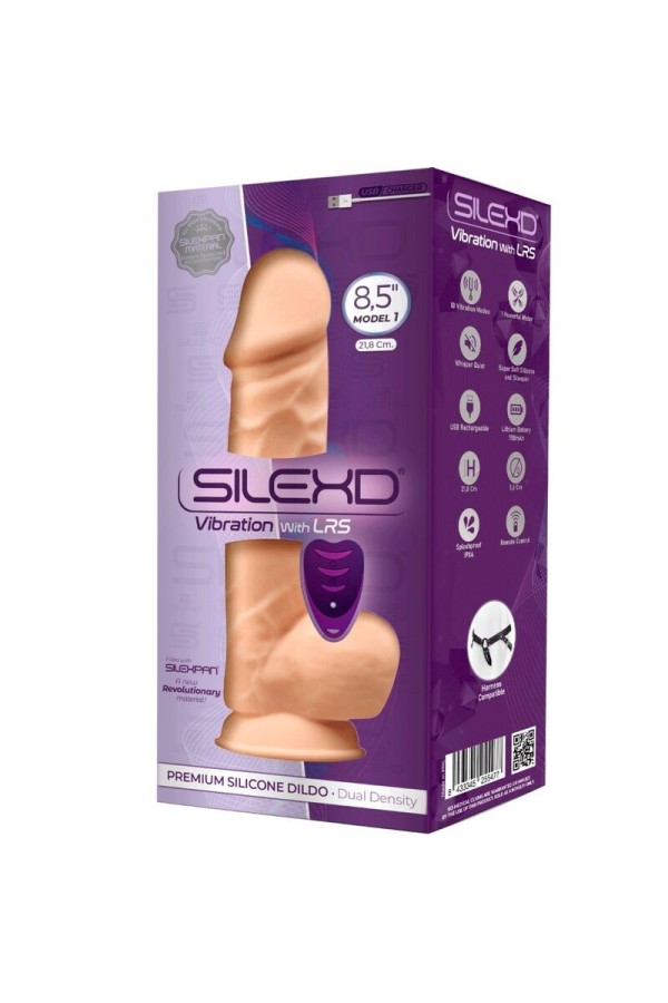 Model 1 realistischer Penisvibrator Silikon Premium Silexpan mit Fernbedienung 21.8 cm von Silexd kaufen | Fesselliebe