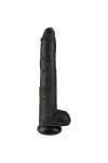 King Cock - Realistischer Penis mit Eier 30,5 Cm Schwarz von King Cock kaufen - Fesselliebe