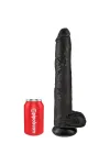 King Cock - Realistischer Penis mit Eier 30,5 Cm Schwarz von King Cock kaufen - Fesselliebe