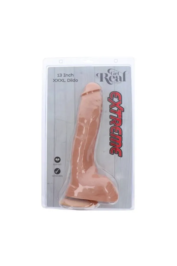 Extremer XXXL-Dildo 34 cm hautfarben von Get Real kaufen - Fesselliebe