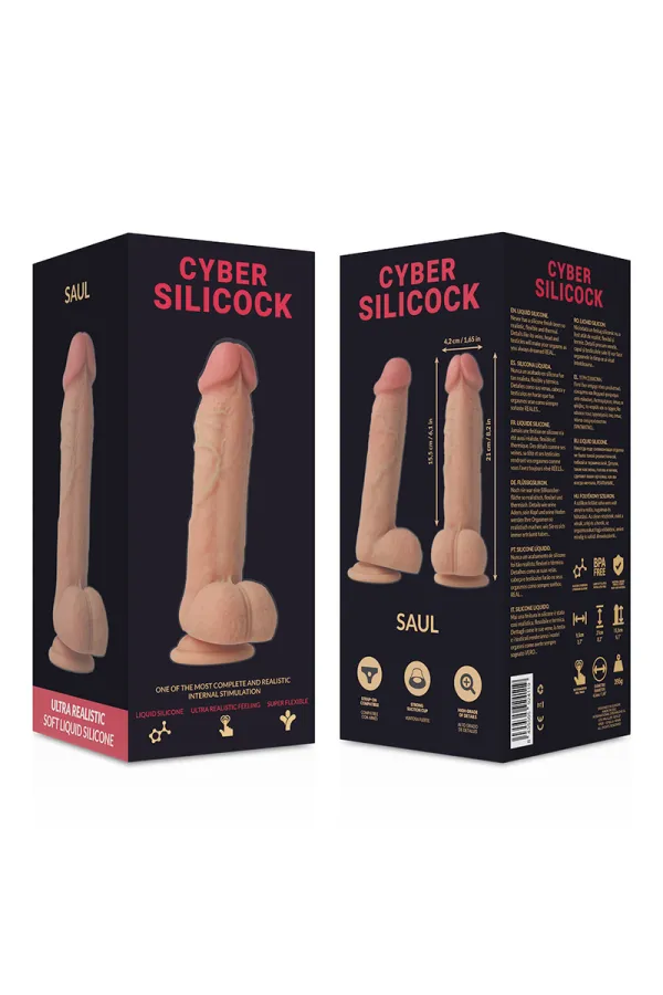 Strap-On Saul mit 3 Ringen Gratis von Cyber Silicock kaufen - Fesselliebe