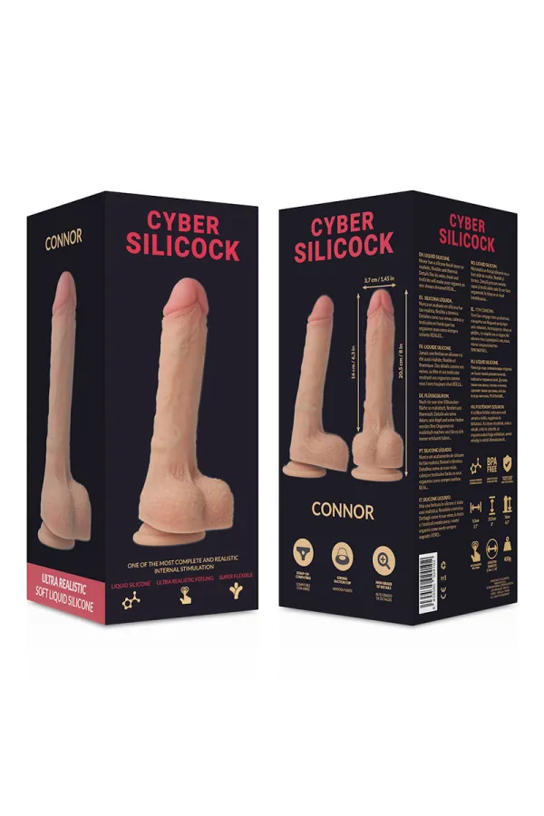 Strap-On Connor mit 3 Ringen Gratis von Cyber Silicock kaufen - Fesselliebe