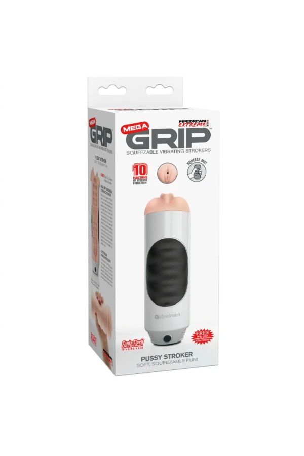 Mega Grip Vagina Masturbator Vibrator von Extreme Toyz