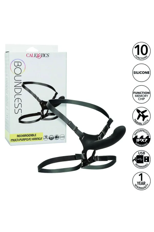 CALIFORNIA EXOTICS - BOUNDLESS WIEDERAUFLADBARER MULTIPORPUSE-HARNESS kaufen - Fesselliebe