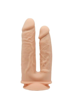 Modell 1 realistischer Penis-Doppelpenetrationsvibrator Premium Silexpan Silikon mit Fernbedienung 17.5 / 19.5 cm von Silexd kaufen | Fesselliebe