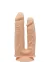 Modell 1 Realistischer Penis-Doppelpenetrationsvibrator Premium Silexpan Silikon Fernbedienung 17,5 / 19,5 cm von Silexd