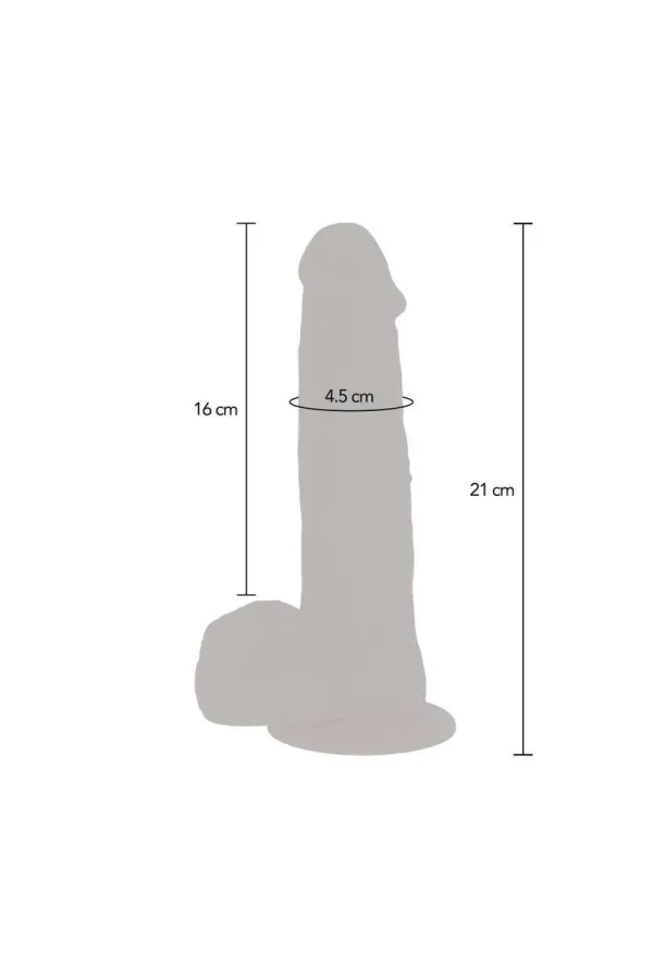 Dildo mit Hoden, Rotation und Vibration hautfarben von Get Real kaufen - Fesselliebe