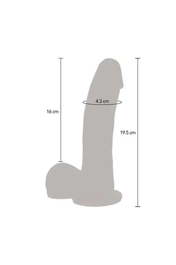 Dildo mit Hoden, magnetische auf & ab Funktion hautfarben von Get Real kaufen - Fesselliebe