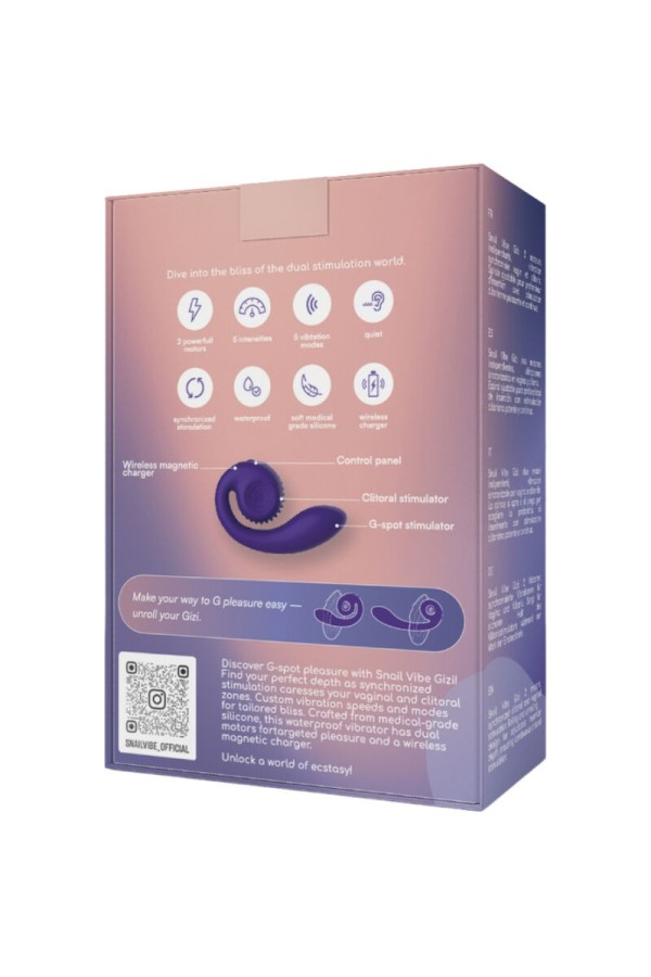 Gizi Dual Stimulator Violett von Snail Vibe kaufen | Fesselliebe