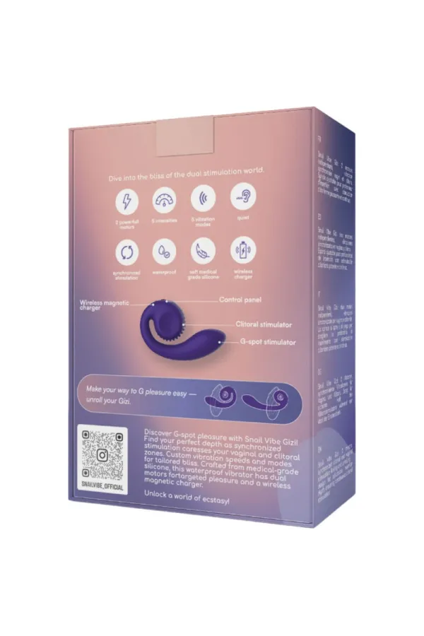 Gizi Dual Stimulator Lila von Snail Vibe