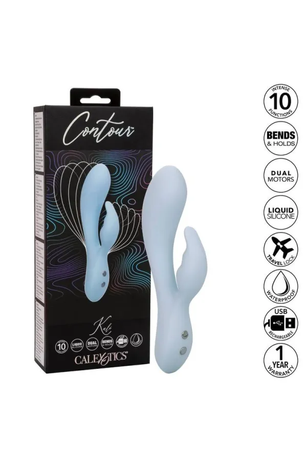 Contour Kali Vibrator Blau von California Exotics kaufen - Fesselliebe