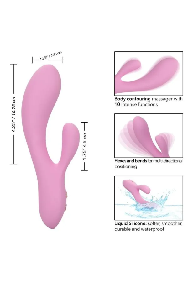 Contour Zoie Vibrator Rosa von California Exotics kaufen - Fesselliebe