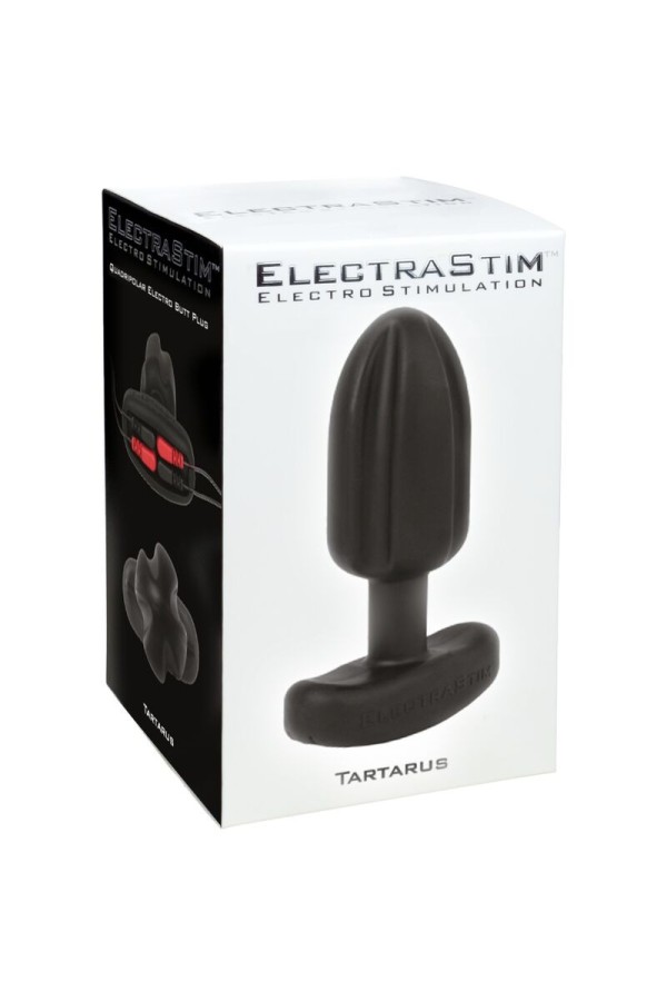 Tartarus Anal Plug Quadripolar Silikon Schwarz von Electrastim kaufen | Fesselliebe