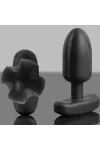 Tartarus Anal Plug Quadripolar Silikon Schwarz von Electrastim