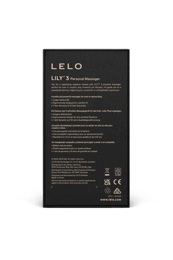 Lily 3 Personal Massage Vibrator - Lavendel von Lelo kaufen - Fesselliebe