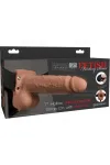 VERSTELLBARES GURT REALISTISCHER PENIS MIT WIEDERAUFLADBAREN BLLEN UND VIBRATOR 17,8 CM VON FETISH FANTASY SERIES kaufen - Fesse