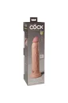 Realistischer Silikon Dildo Elite 24,8 cm cm hautfarben von King Cock kaufen - Fesselliebe