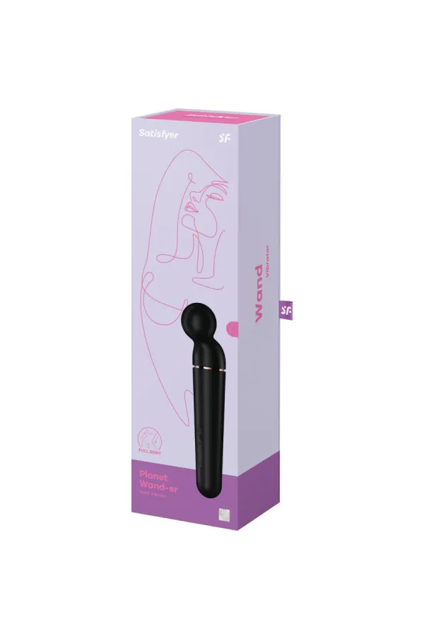 Planet Wand-Er Vibrator Massager Schwarz von Satisfyer Wand kaufen - Fesselliebe