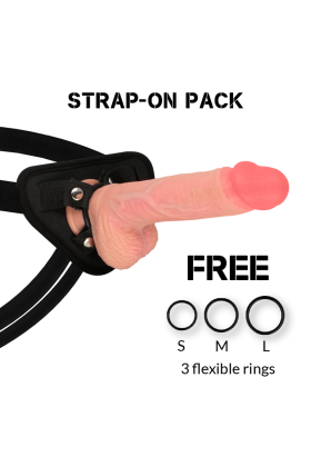 Harness + Flüssigsilikon Premium Spitfire Realistic 21 cm -O- 4.62 cm von Rock Army kaufen | Fesselliebe