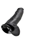 King Cock 12" Cock Schwarz mit Eier 30,48 Cm von King Cock kaufen - Fesselliebe