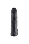 King Cock 12" Cock Schwarz mit Eier 30,48 Cm von King Cock kaufen - Fesselliebe