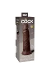 Realistischer Silikon Dildo Elite 22 cm braun von King Cock kaufen - Fesselliebe