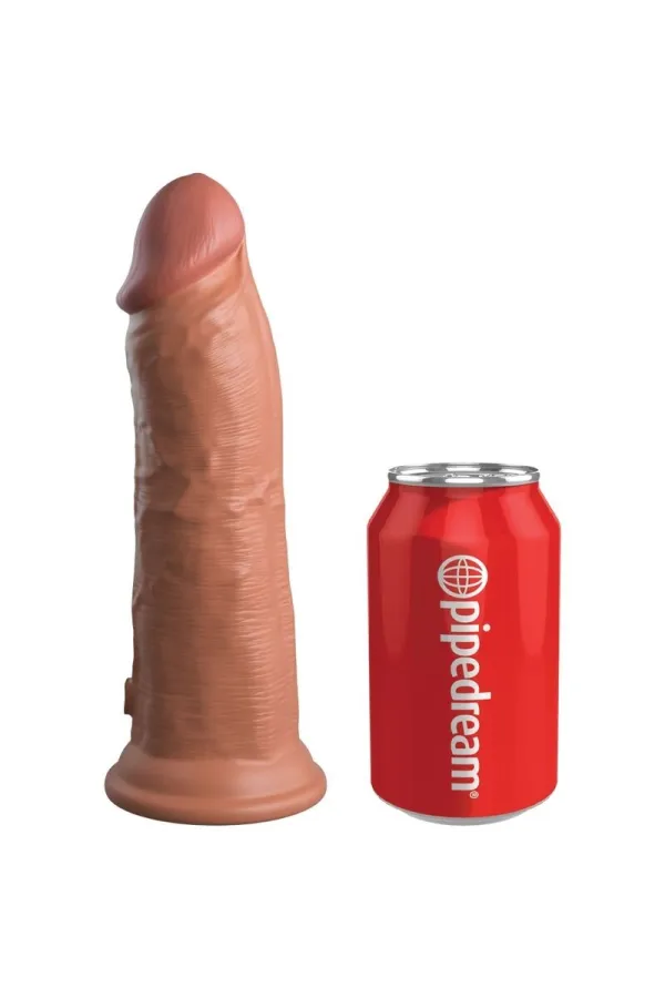 Realistischer Silikon Dildo Elite 22 cm Karamell von King Cock kaufen - Fesselliebe