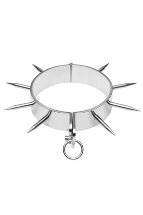 Bdsm-Sklavenhalsband mit Spitzen von Metal Hard kaufen | Fesselliebe