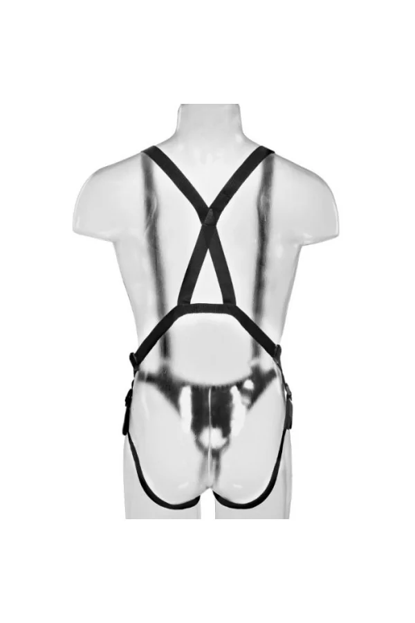 King Cock 25,5 Cm Hollow Strap-On Suspender System Flesh von King Cock kaufen - Fesselliebe