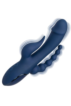 Vibrator Dreifach-Orgasmus Blau von Calexotics kaufen | Fesselliebe