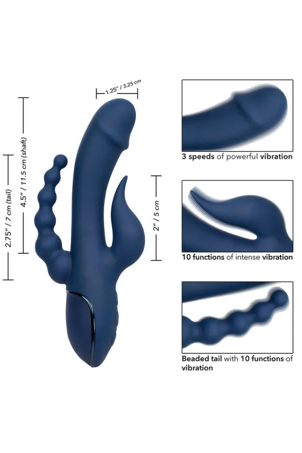 CALIFORNIA EXOTICS - VIBRATOR BLAU kaufen - Fesselliebe