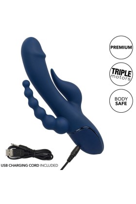 Vibrator Dreifach-Orgasmus Blau von Calexotics kaufen | Fesselliebe