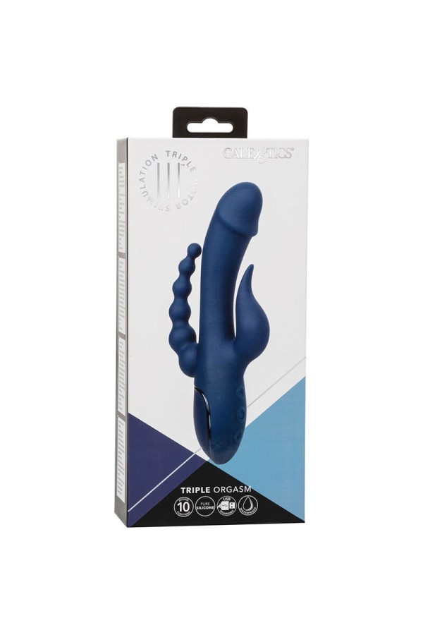 Vibrator Dreifach-Orgasmus Blau von Calexotics kaufen | Fesselliebe