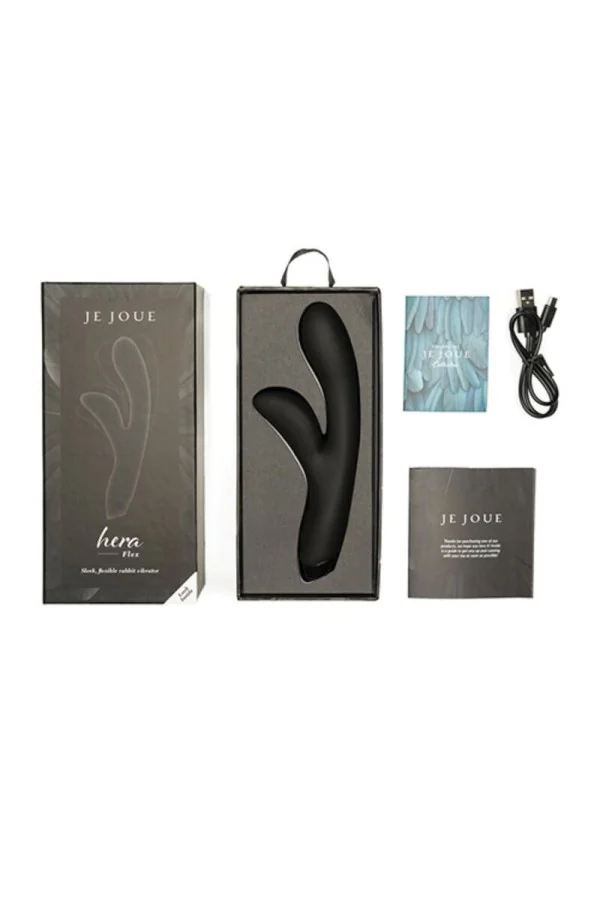 Hera Flex Rabbit Vibrator - Schwarz von Je Joue kaufen - Fesselliebe