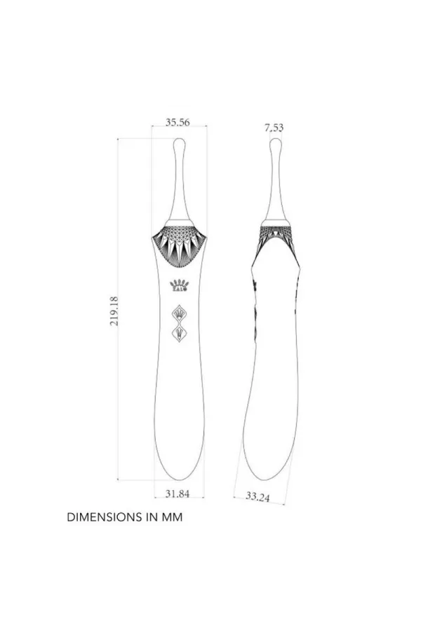 Bess 2 Klitorisoral Massagerät Schwarz von Zalo kaufen - Fesselliebe