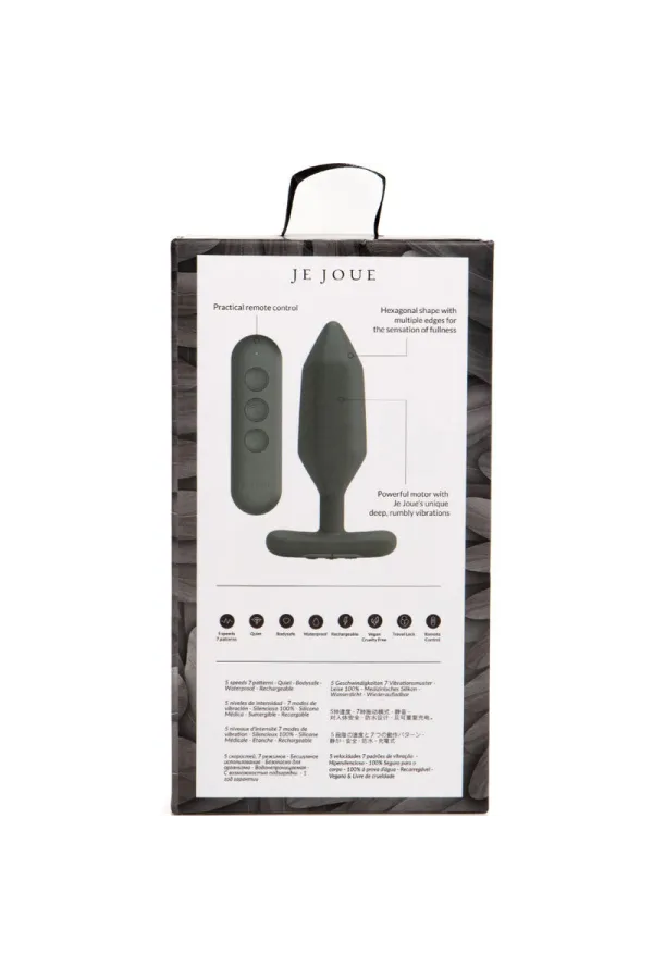 Onyx Anal Plug Vibrierend Schwarz von Je Joue kaufen - Fesselliebe