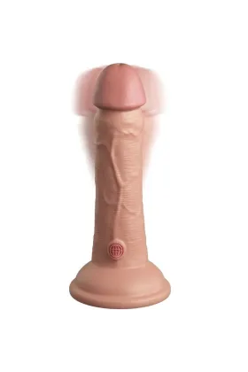 Elite Realistischer Dildo mit Vibration und Silikon 15.2 cm von King Cock