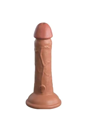 Elite Realistischer Dildo mit Vibration und Silikon 15.2 cm Karamell von King Cock