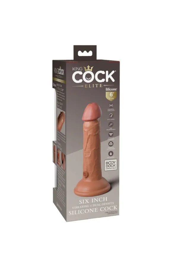 King Cock Elite - Realistischer Vibrations- und Silikondildo 15,2 Cm Candy kaufen - Fesselliebe