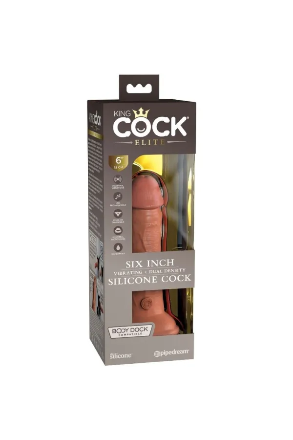 King Cock Elite - Realistischer Vibrations- und Silikondildo 15,2 Cm Candy kaufen - Fesselliebe