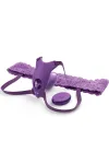 Fantasy For Her - Butterfly Harness G-Spot mit Vibrator, Wiederaufladbar und Fernbedienung Violett kaufen - Fesselliebe